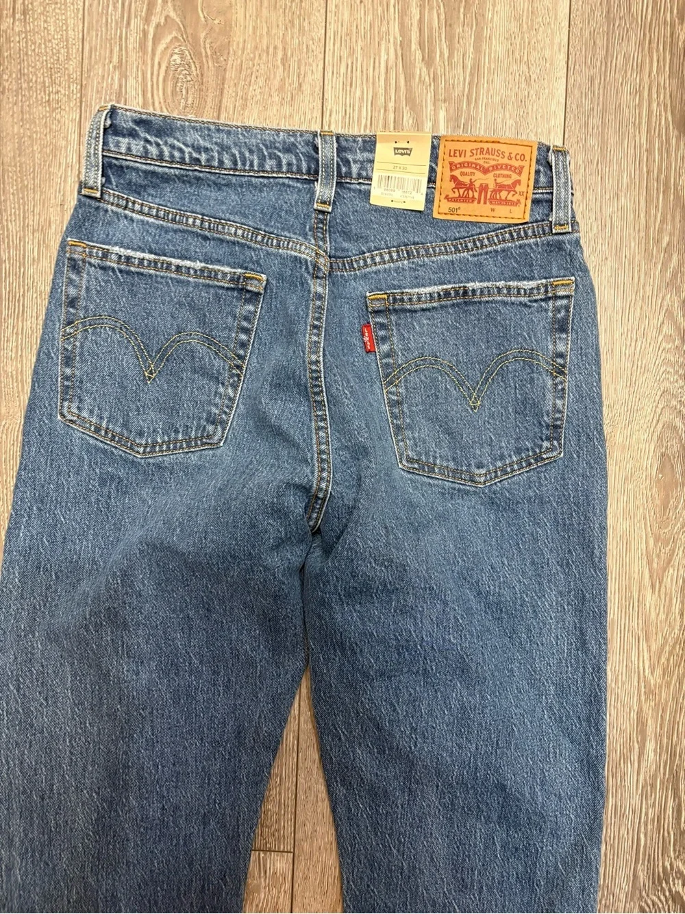 Levi's 501 Original Fit Men's Jeans - Blue straight leg